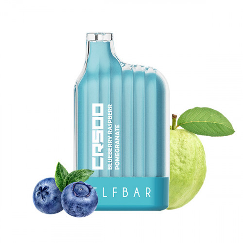 Электронная сигарета Эльф Бар CR5000 затяжек Черника Малина Гранат (Elf Bar CR 5000 Blueberry Raspberry Pomegranate)